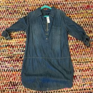 Gap denim shirt dress